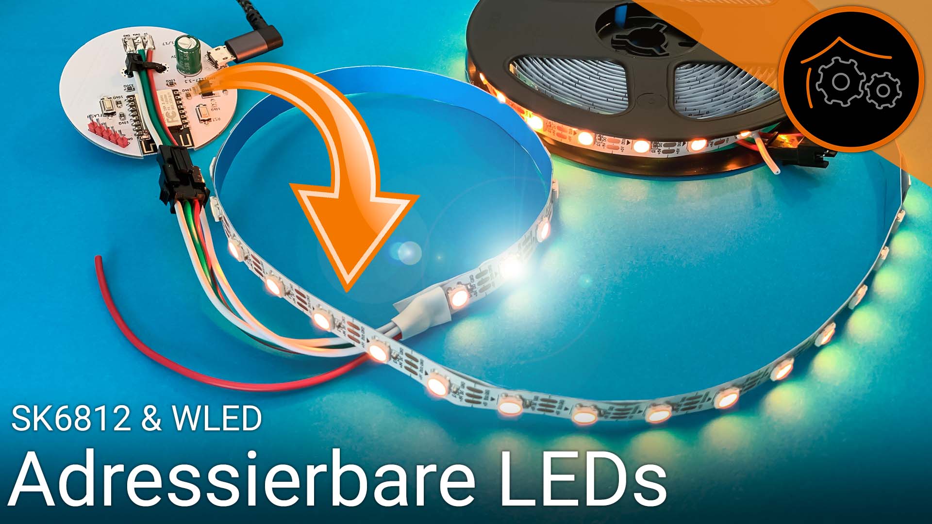 Adressierbare LED Strips mit WLED ansteuern