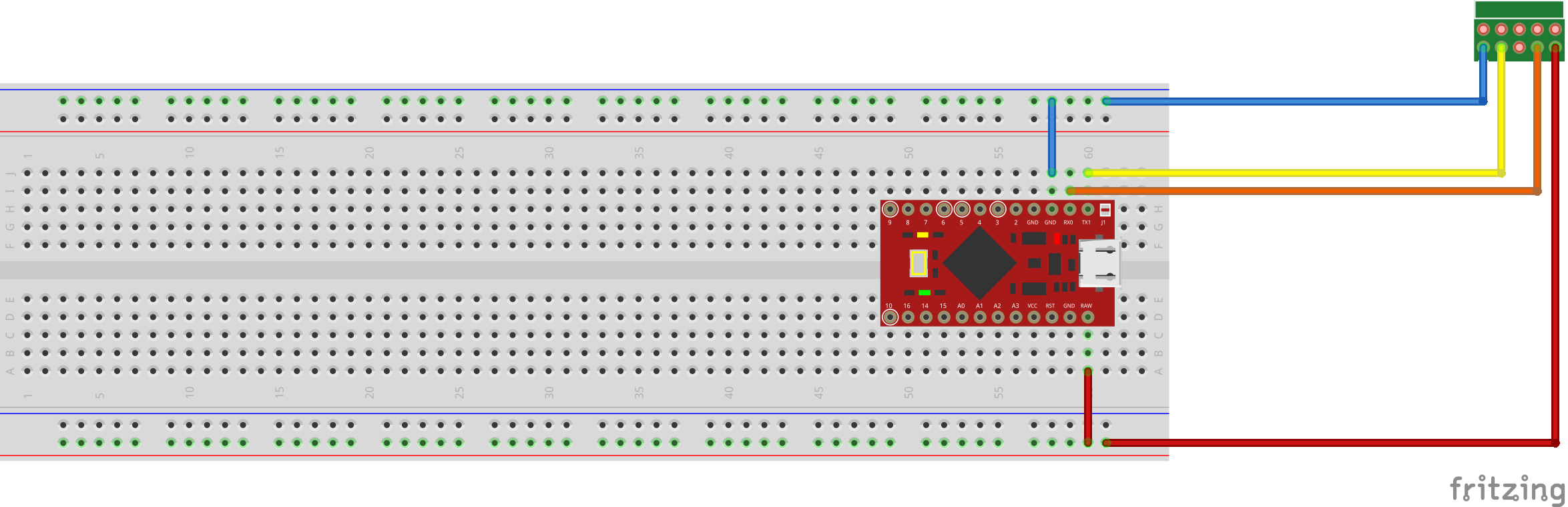 KNX-Busankoppler am Arduino