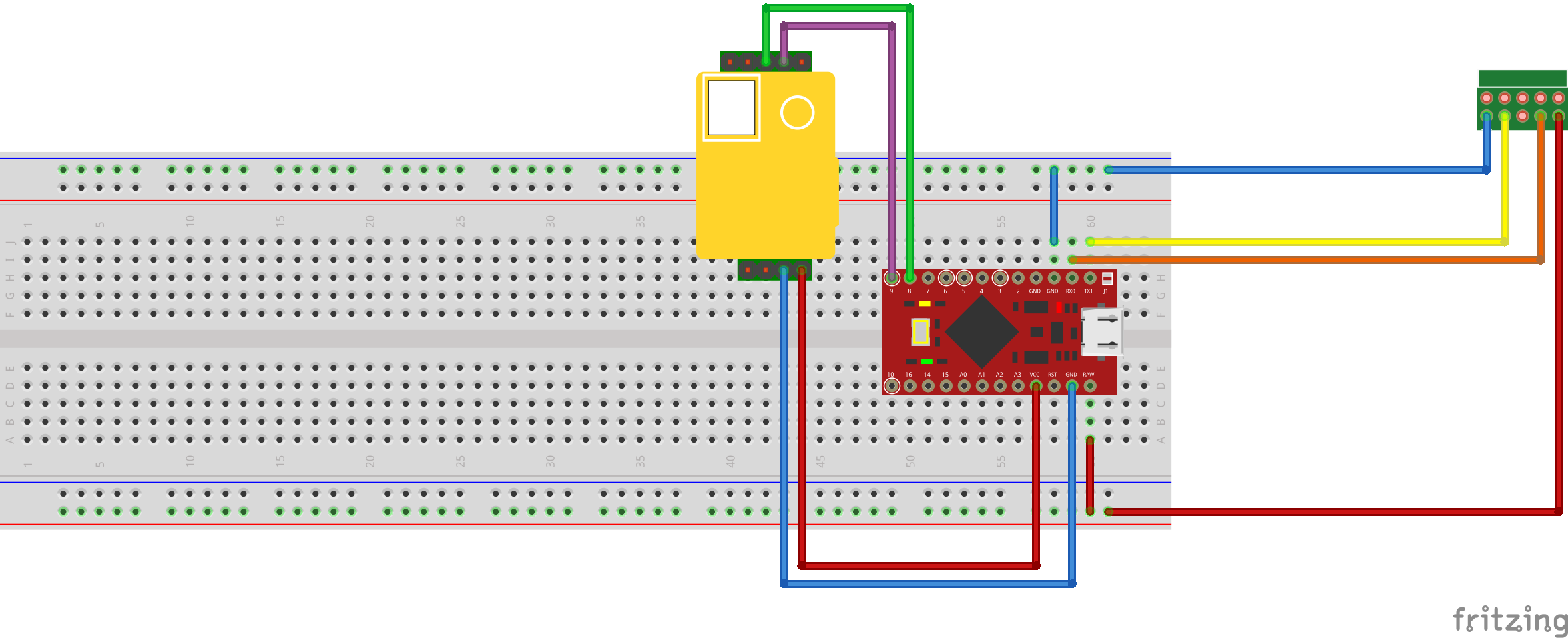 KNX-Busankoppler mit CO2-Sensor am Arduino