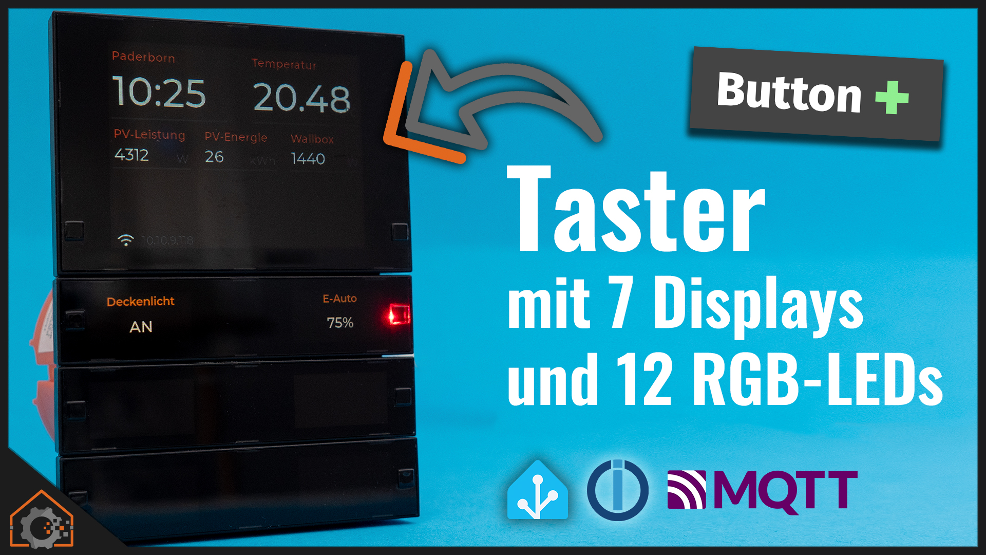 Button+ - Was kann modulare Taster mit Display?