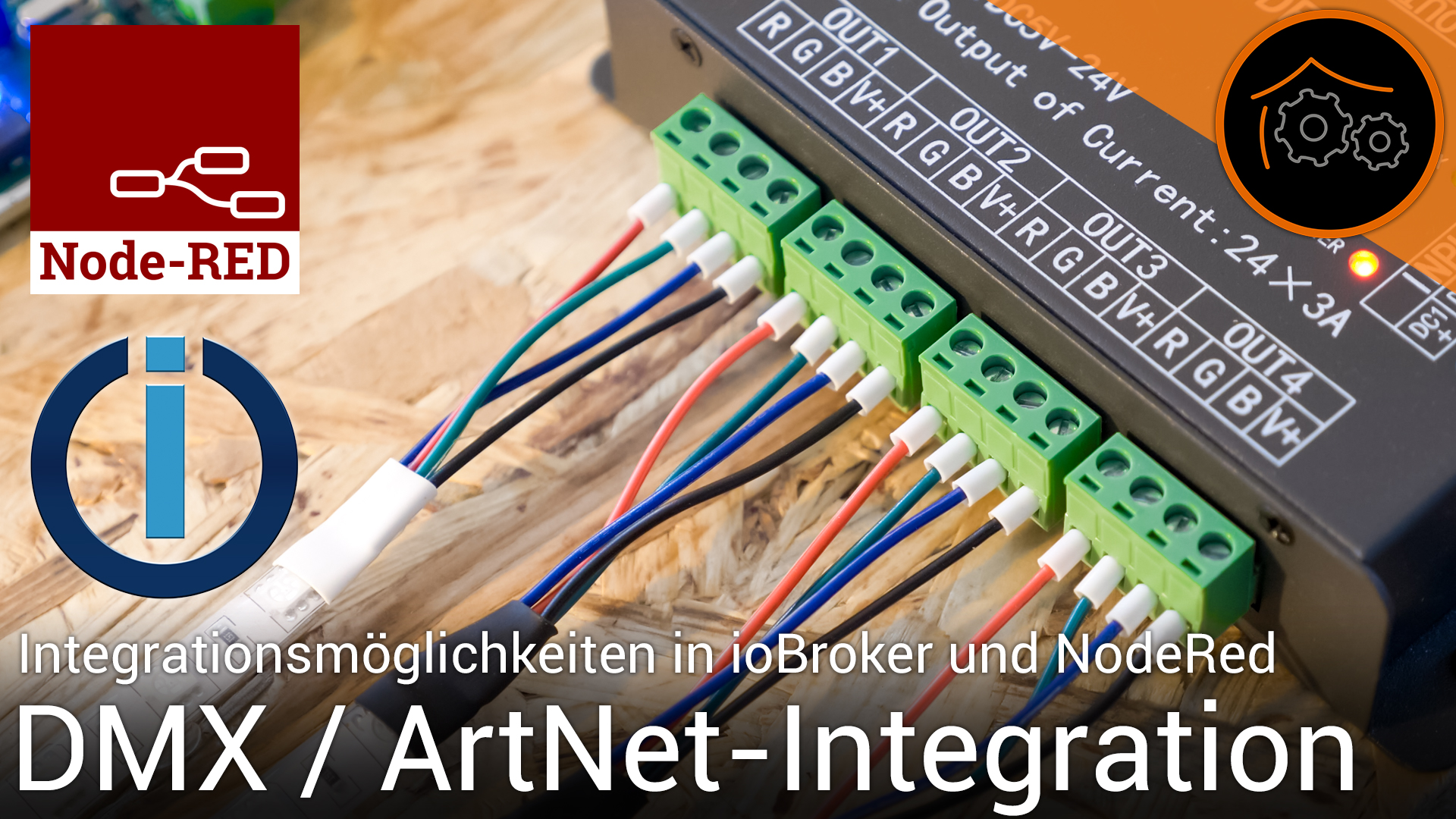 DMX - Teil 4 - Integration in ioBroker und Node-RED