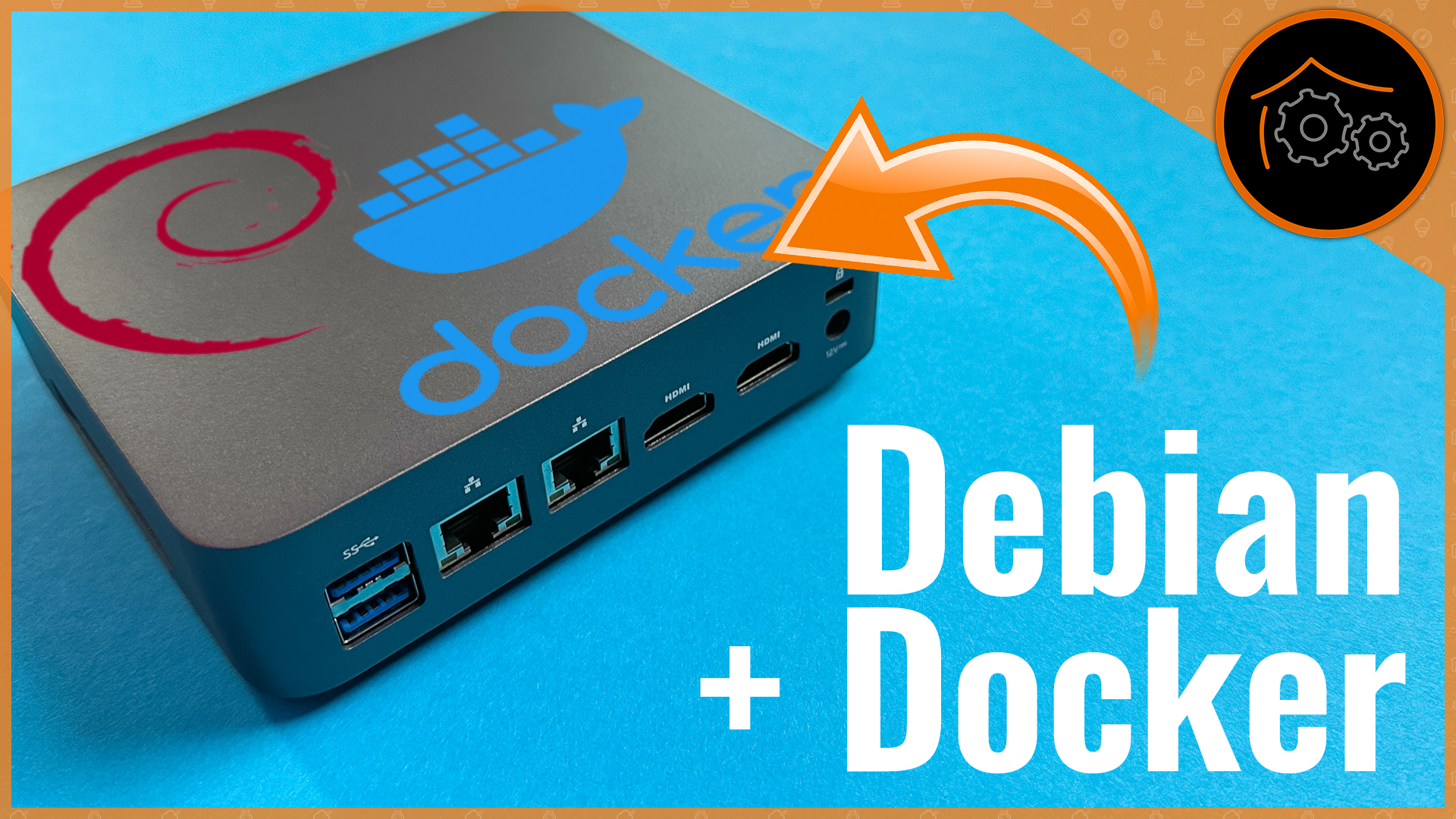 Debian (mit Docker) auf Mini-PC installieren