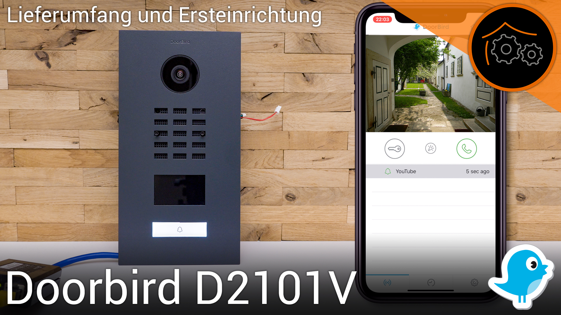 Doorbird - Unboxing und Ersteinrichtung (D2101V)