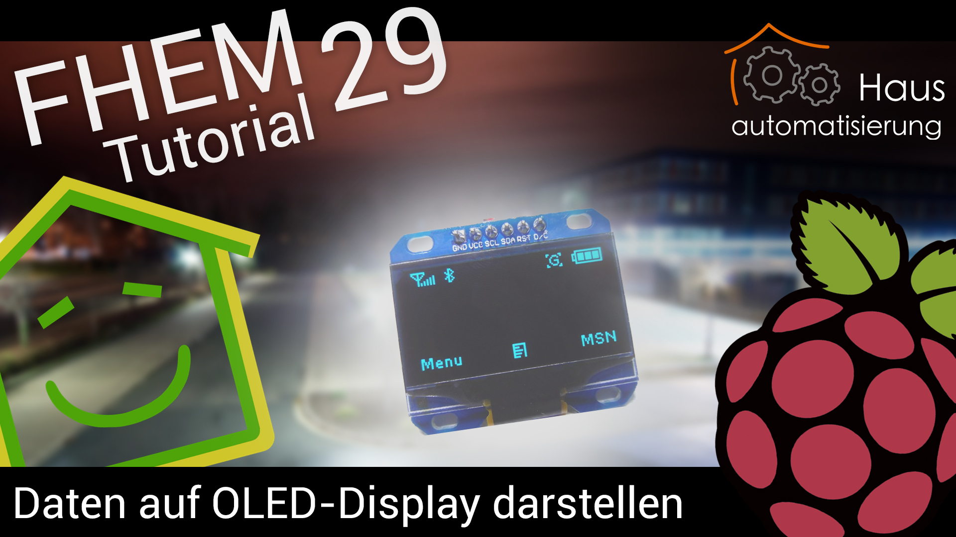 FHEM Tutorial-Reihe - Part 29: OLED-Display mit FHEM-Infos über MQTT (ESPEasyMega)
