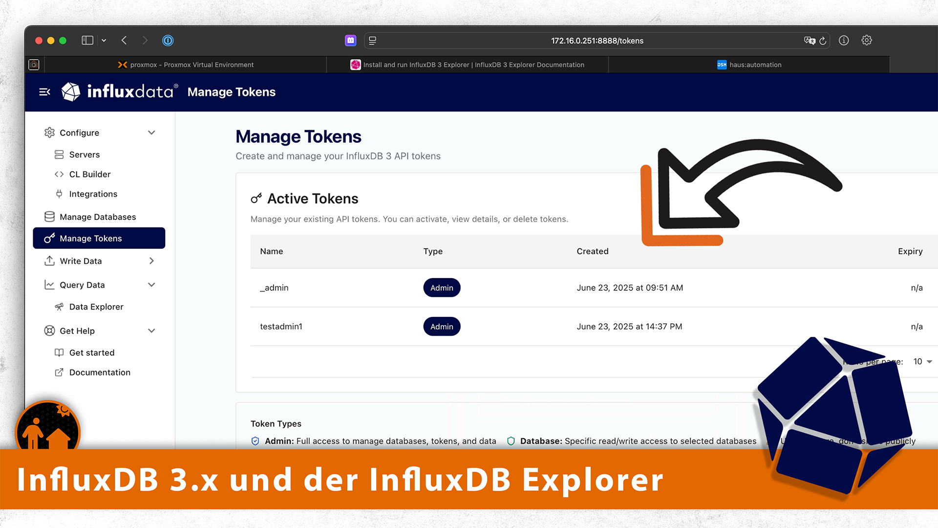 InfluxDB 3.x Enterprise und Explorer (Beta)