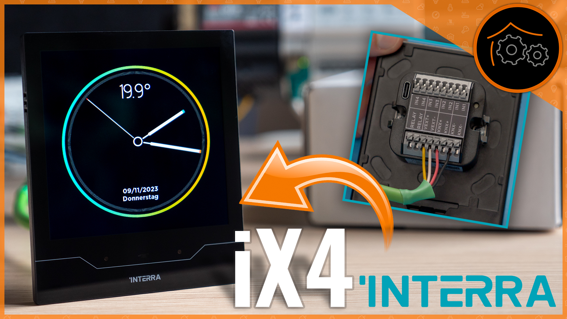 KNX-Taster: Interra iX4