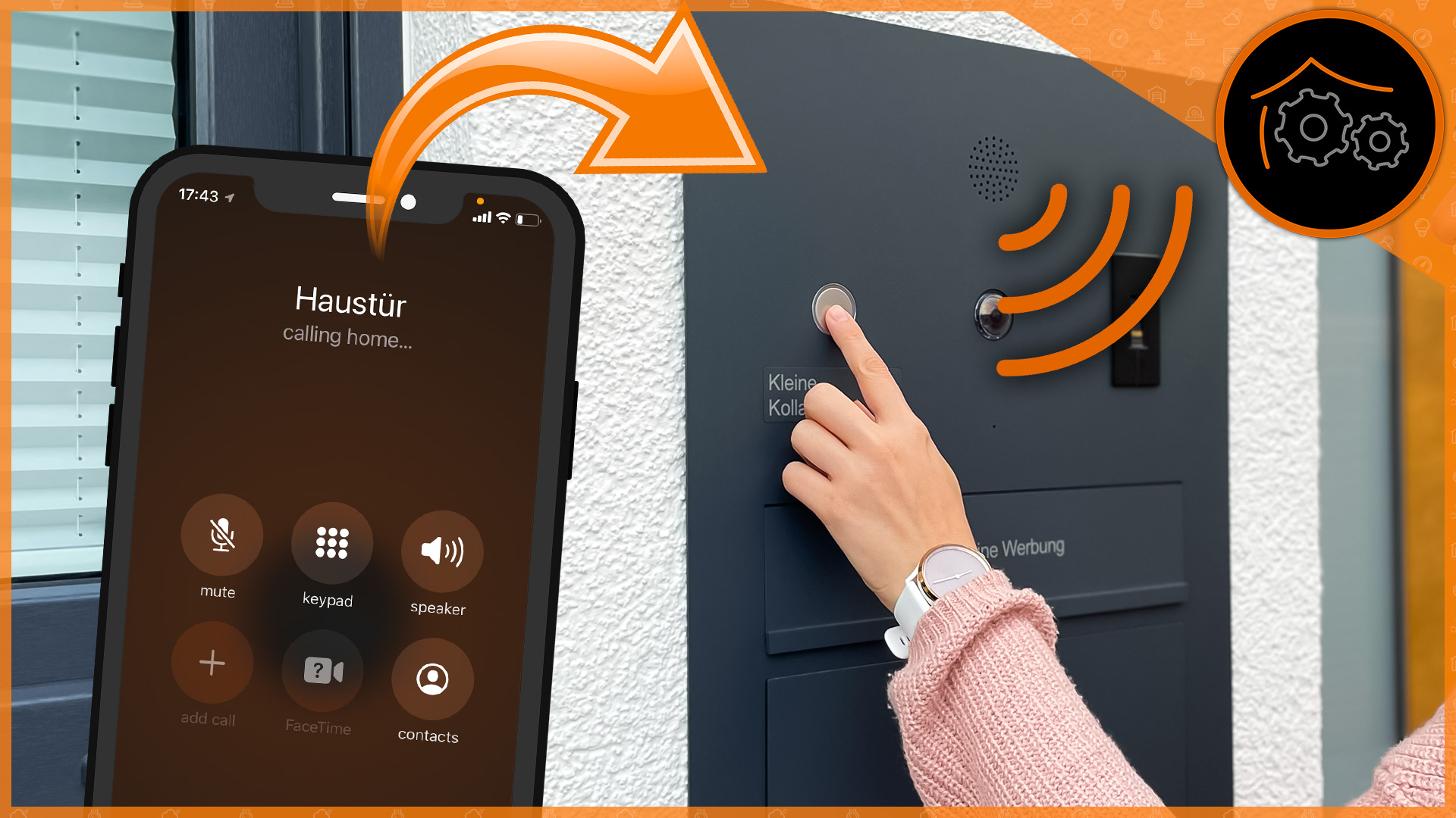 Gegensprechanlage mit eigener Telefon-Nummer (SIP-Client)