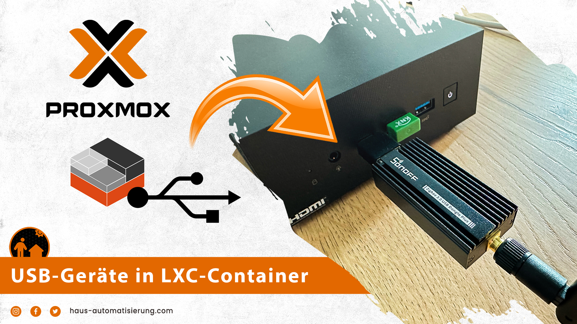 Proxmox - USB-Geräte in LXC-Container