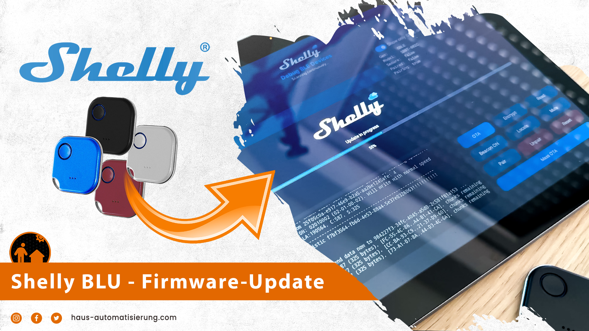 Shelly BLU Firmware-Update